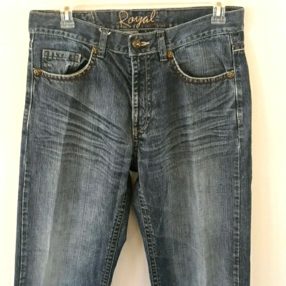 Royal Premium Straight Blue Jeans